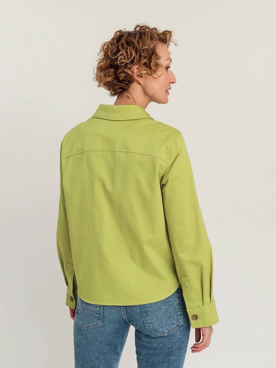 Жакет-рубашка джинсовый из органического хлопка